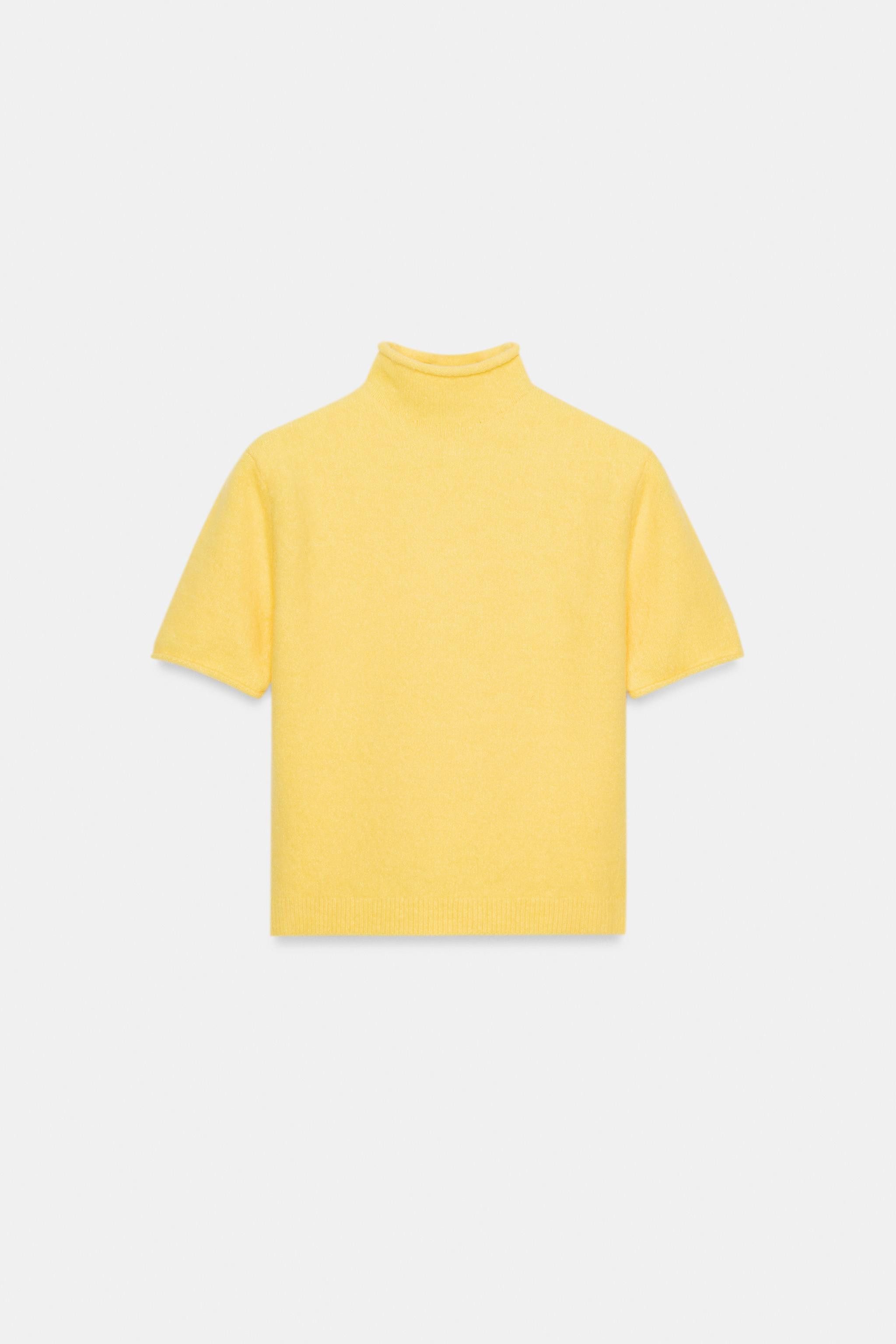 SOFT KNIT SHORT SLEEVE JUMPER | Zara US