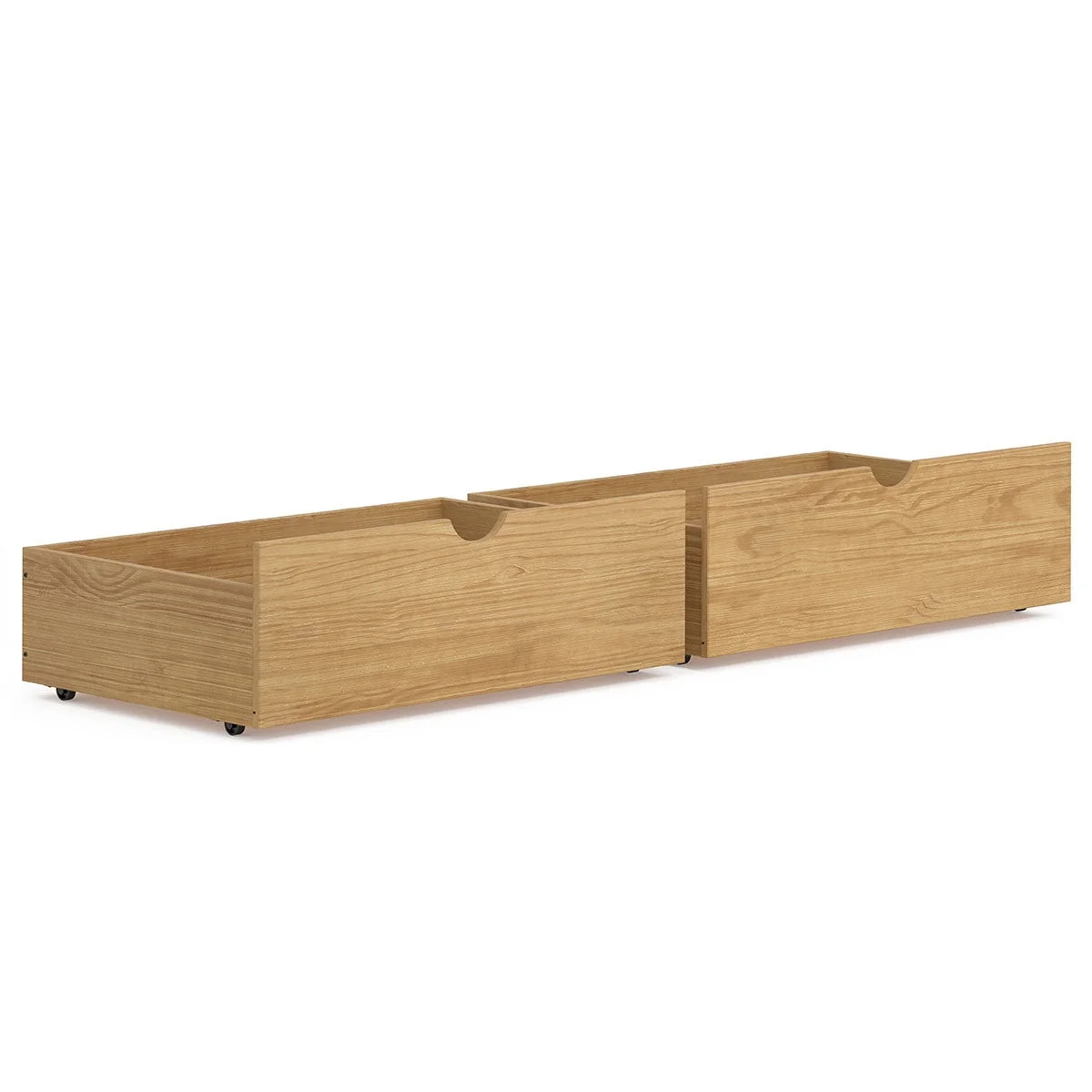 P'kolino Under Bed Wood Storage Drawers - Natural | Walmart (US)