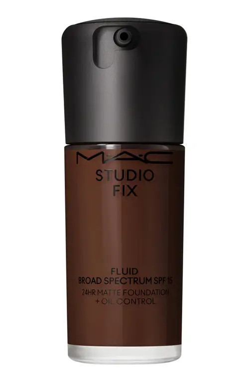 MAC Cosmetics Studio Fix Fluid SPF 15 24HR Matte Foundation + Oil Control in Nw57 at Nordstrom | Nordstrom