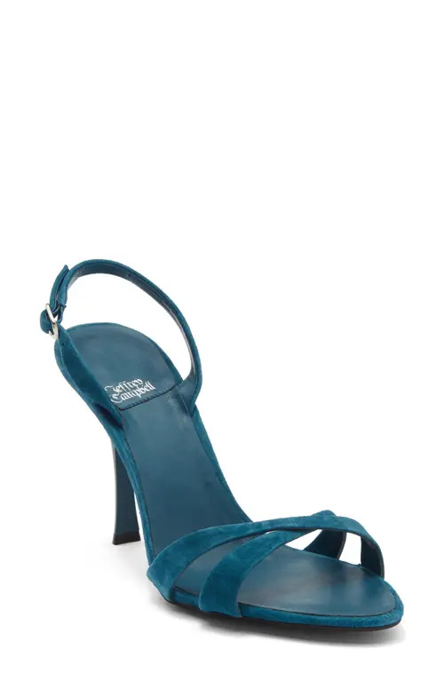 Jeffrey Campbell Marielle Slingback Sandal in Blue Suede at Nordstrom, Size 9 | Nordstrom