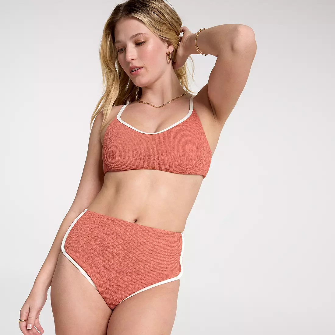 CALIA Women's Tipped Strappy Open Back Swim Top | DICK'S Sporting Goods