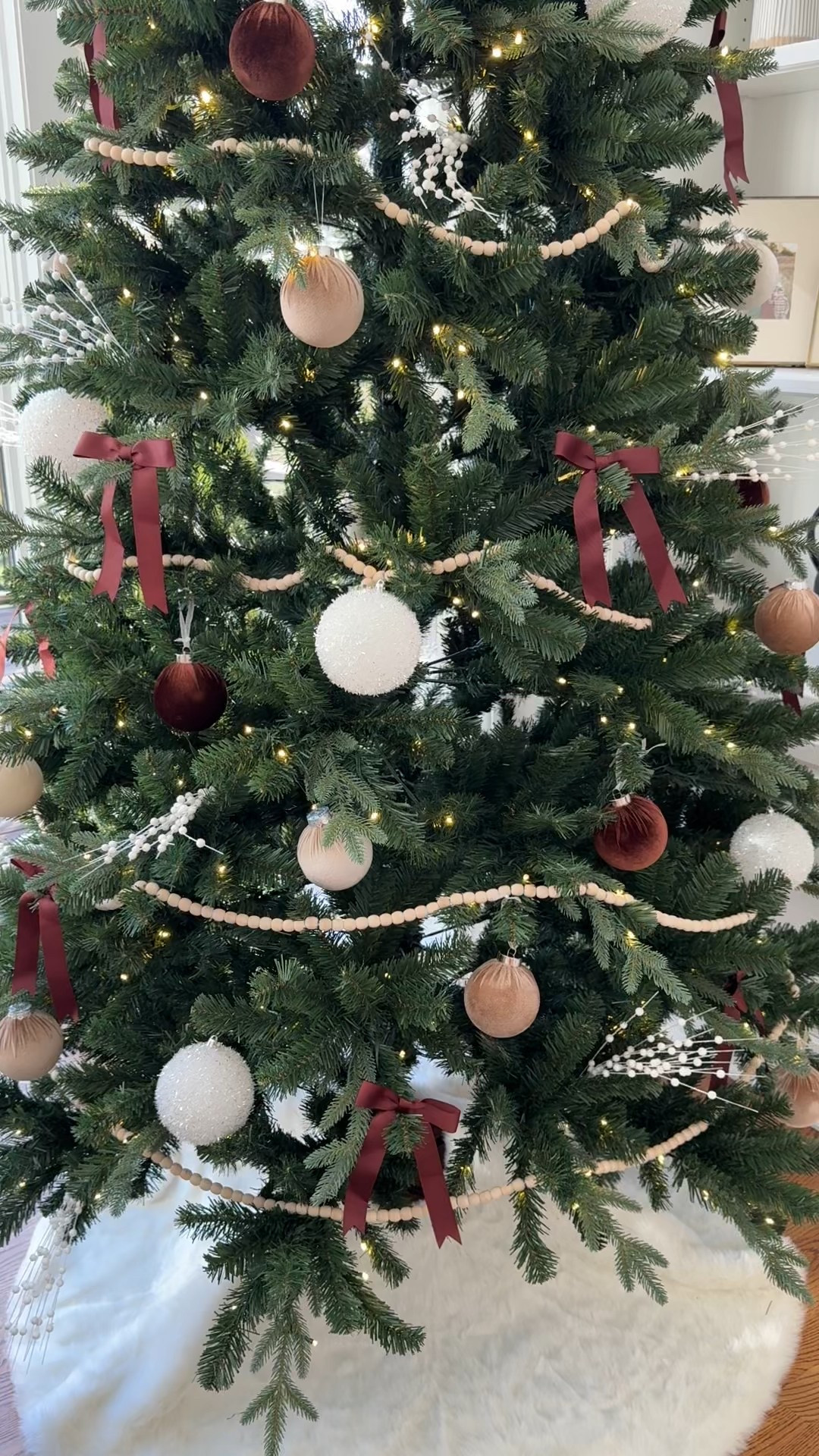 A different non traditional tree this year!  Brown towns are shining through, with fun textures and elements! 

#LTKHoliday #LTKSeasonal #LTKHome