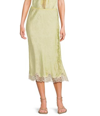 Lady Lace Coordinating Midi Skirt | Dillard's