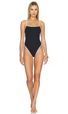 L'Academie by Marianna Jolie One Piece in Black & White from Revolve.com | Revolve Clothing (Global)