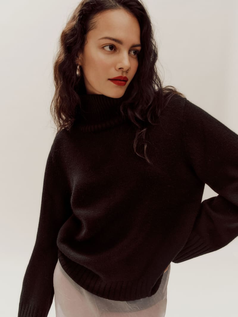 Conrad Cashmere Turtleneck | Reformation (Global)