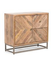 30x34x14 Solid Mango Wood Madrigal Go Anywhere Cabinet | TJ Maxx