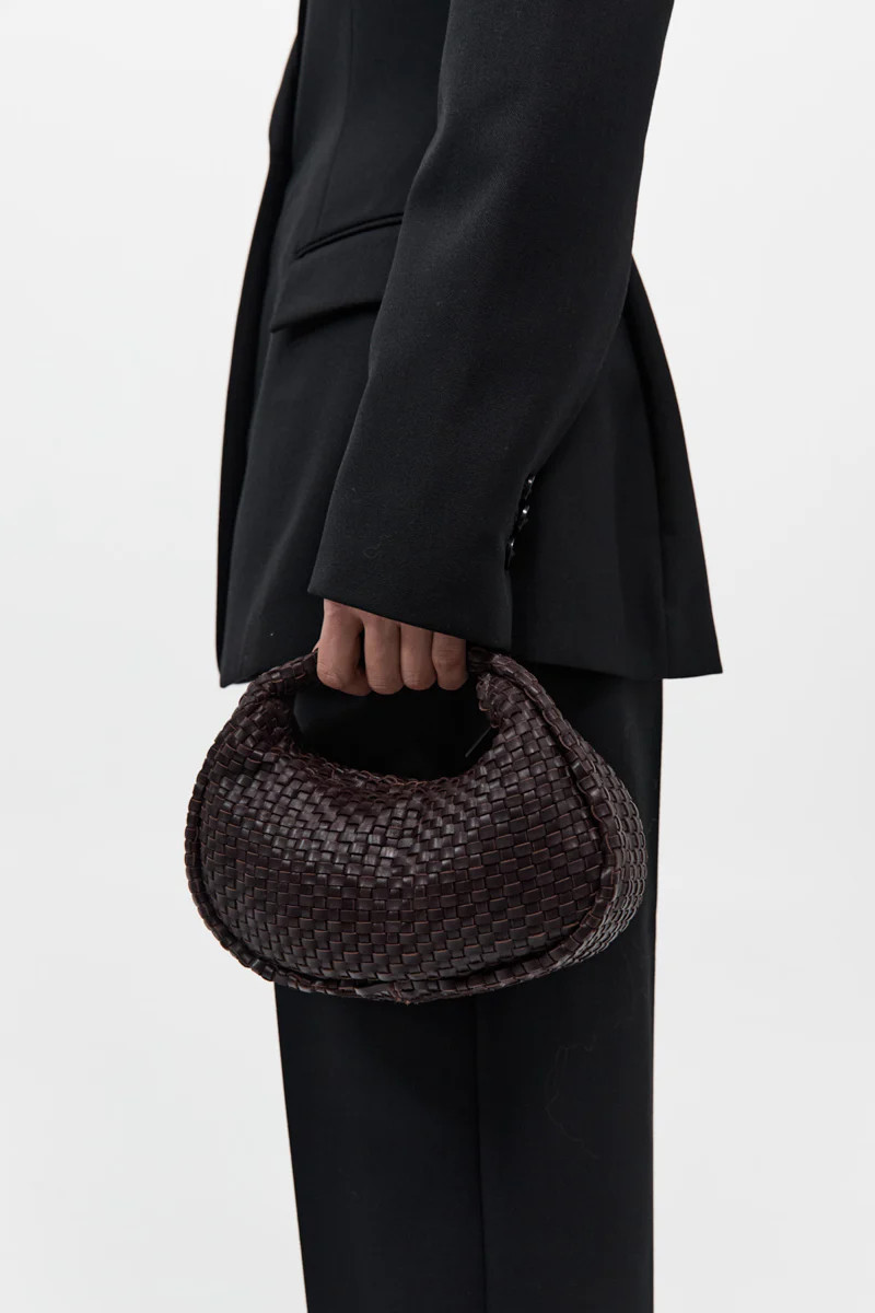 Lattice Weave Mini Bon Bon Bag - Port | St. Agni (US, UK, EU)