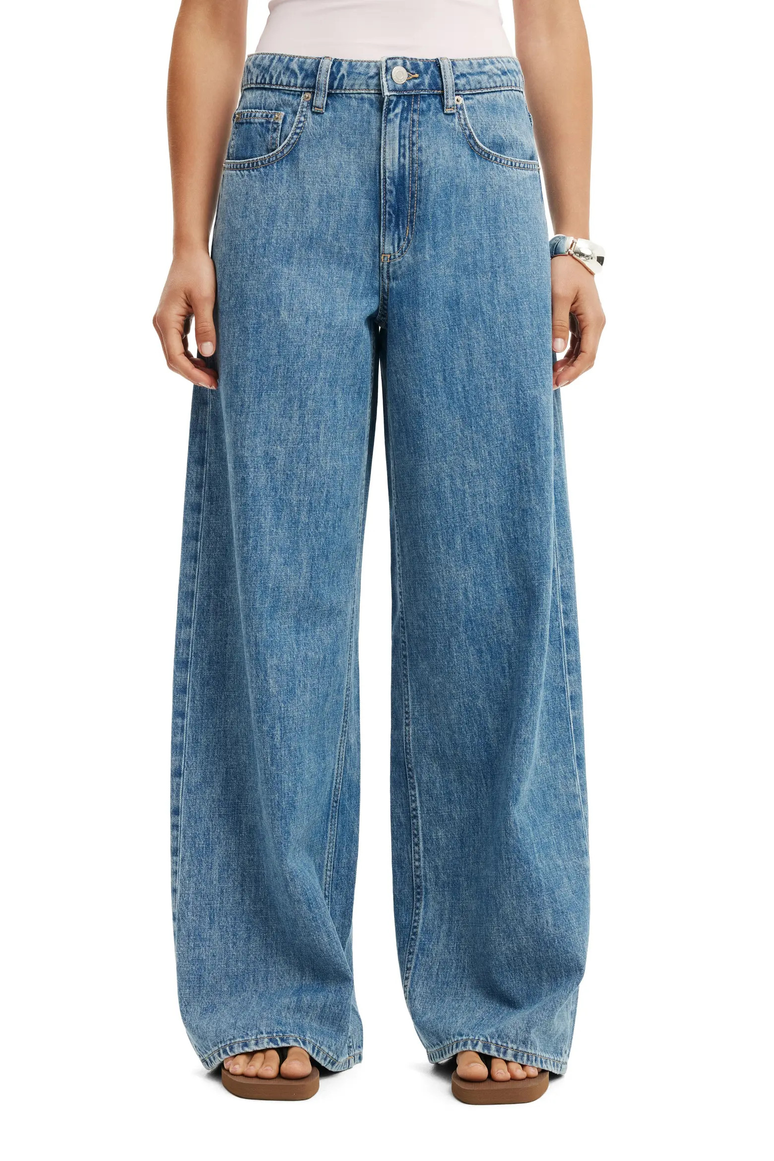 Cotton On High Waist Wide Leg Jeans (Women) | Nordstrom | Nordstrom