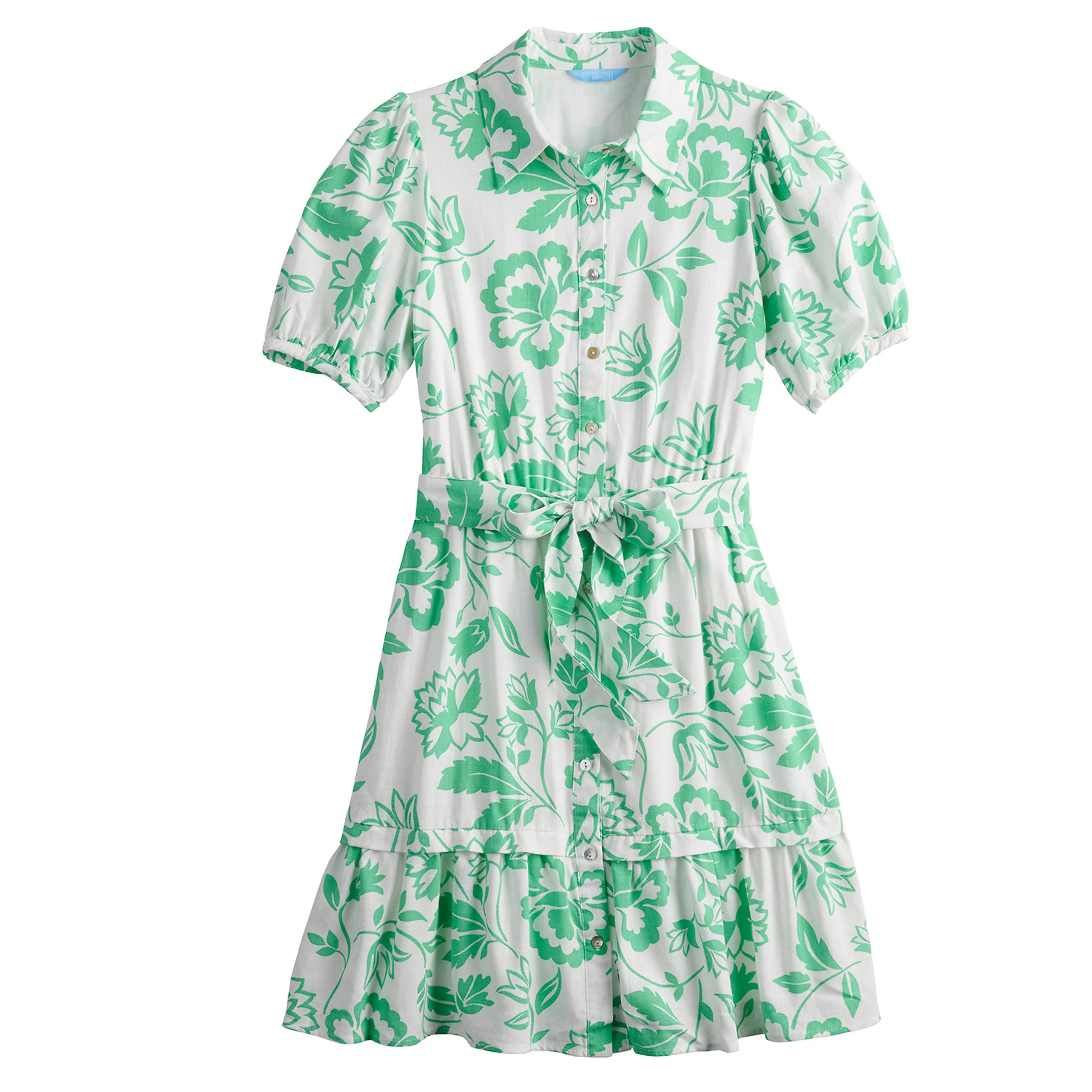 Women's DRAPER JAMES RSVP™ Puff Sleeve Shirt Dress | Kohl's