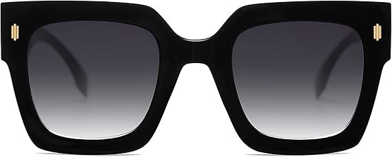 SOJOS Vintage Oversized Square Sunglasses for Women,Retro Womens Luxury Big Large Sun Glasses UV4... | Amazon (US)