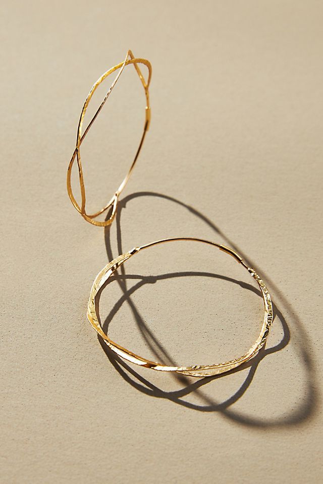 Vine Hoop Earrings | Anthropologie (US)