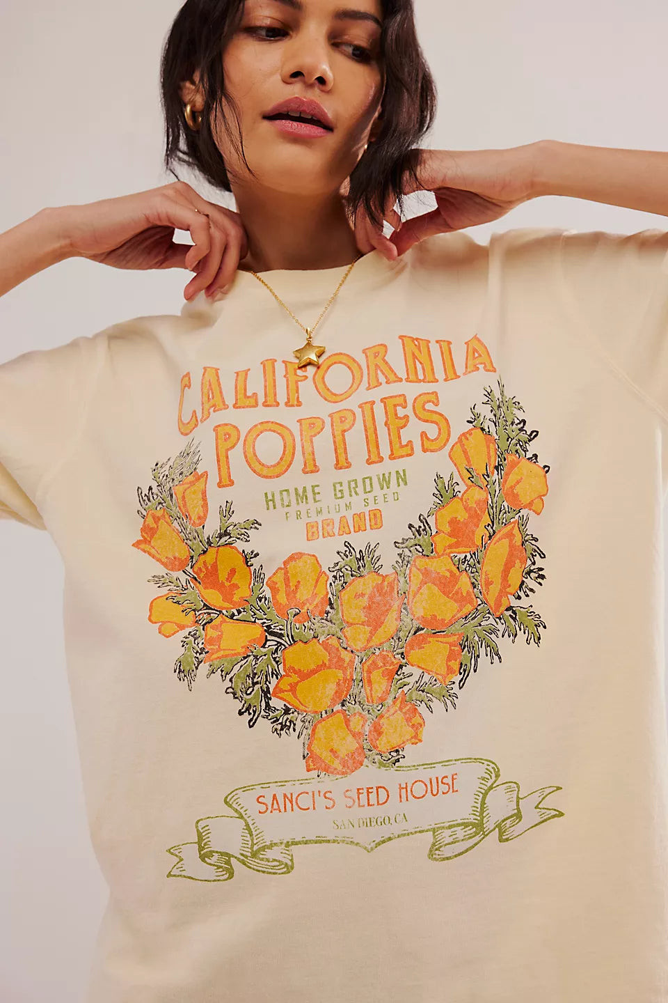 Harvest Vintage Wash Tee Medium | Haute & Honey