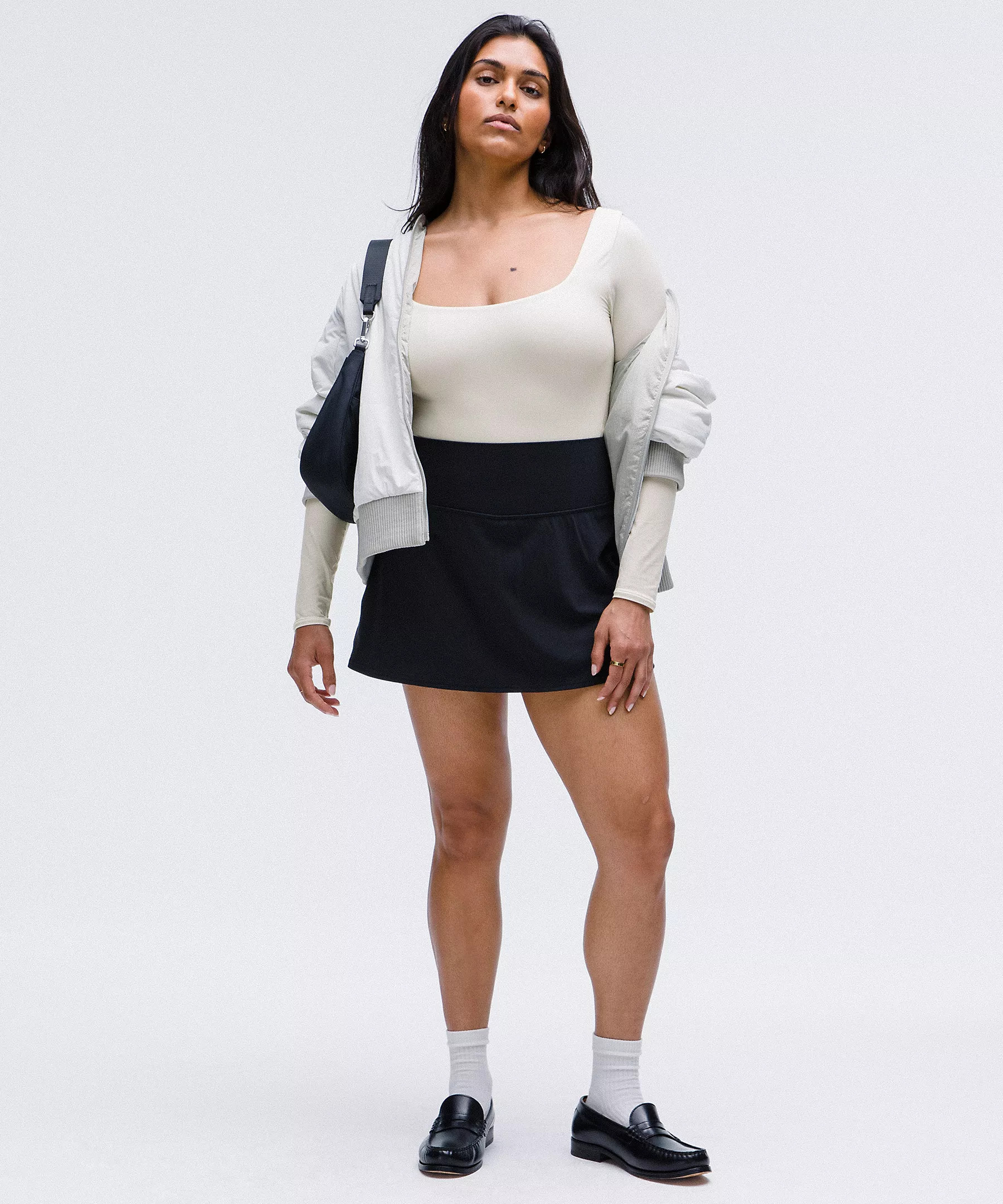 Wundermost Ultra-Soft Nulu Square-Neck Long-Sleeve Bodysuit | Lululemon (US)