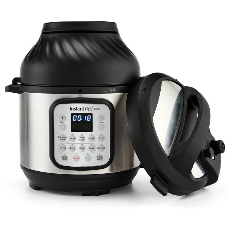 Instant Pot® 6 Quart Duo Crisp™ + Air Fryer 9-in-1 Roast, Bake, Dehydrate, Slow Cook, Rice Coo... | Walmart (US)