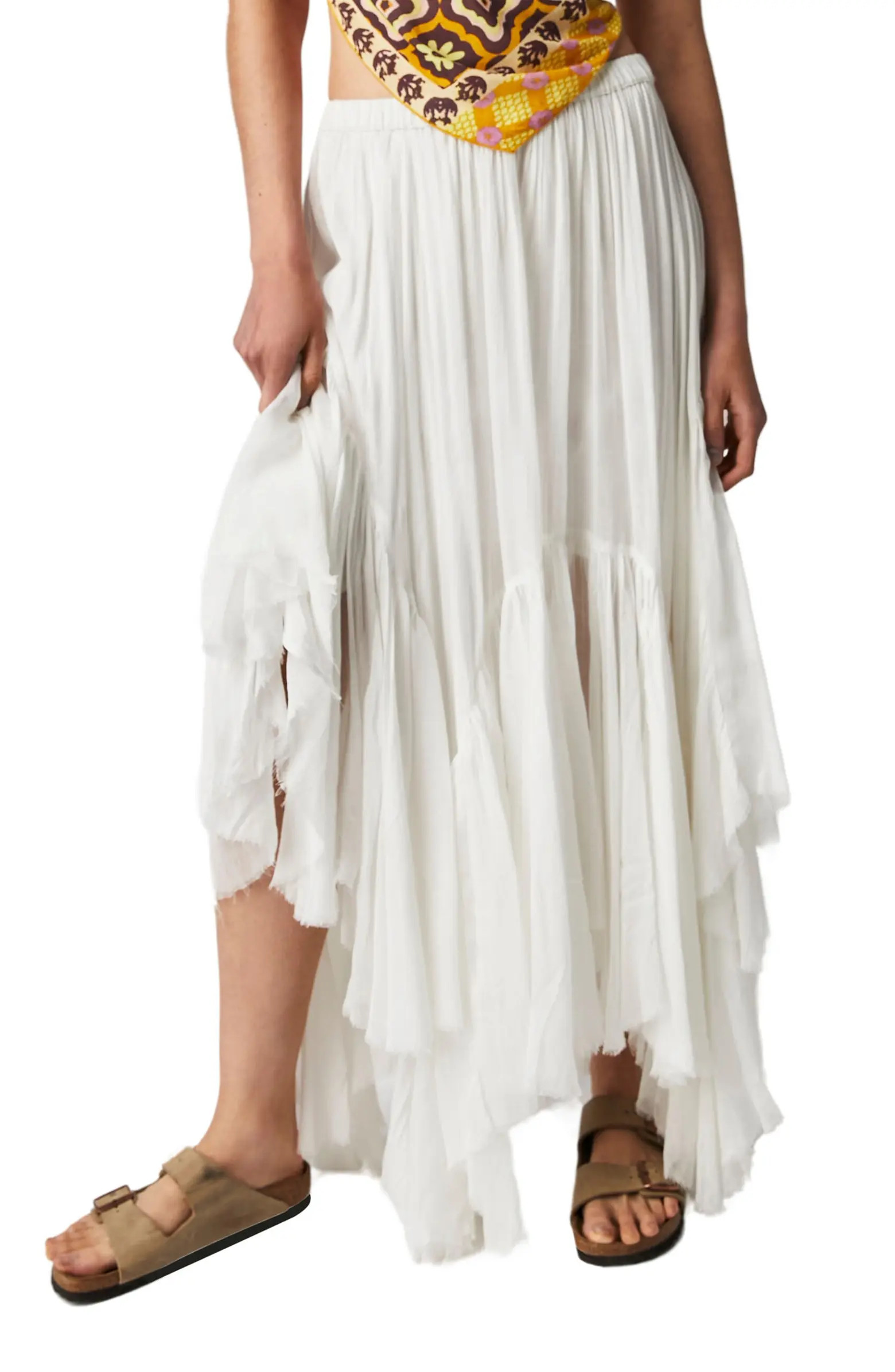 Clover Handkerchief Hem Maxi Skirt | Nordstrom