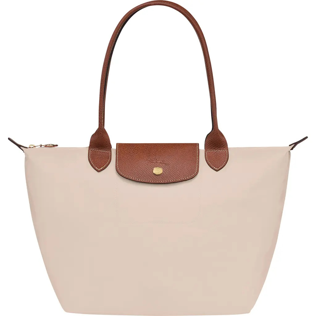 Longchamp Medium Le Pliage Nylon Shoulder Tote in Paper at Nordstrom | Nordstrom