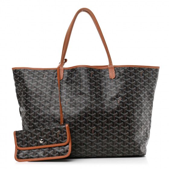 GOYARD Goyardine Saint Louis GM Black Gold | FASHIONPHILE | Fashionphile