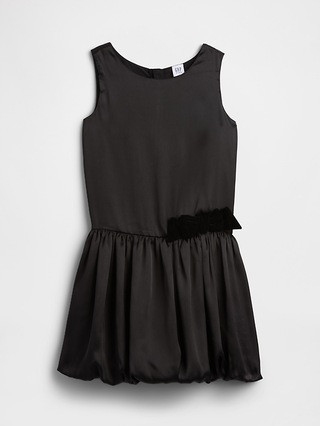 Kids Satin Bubble Dress | Gap Factory