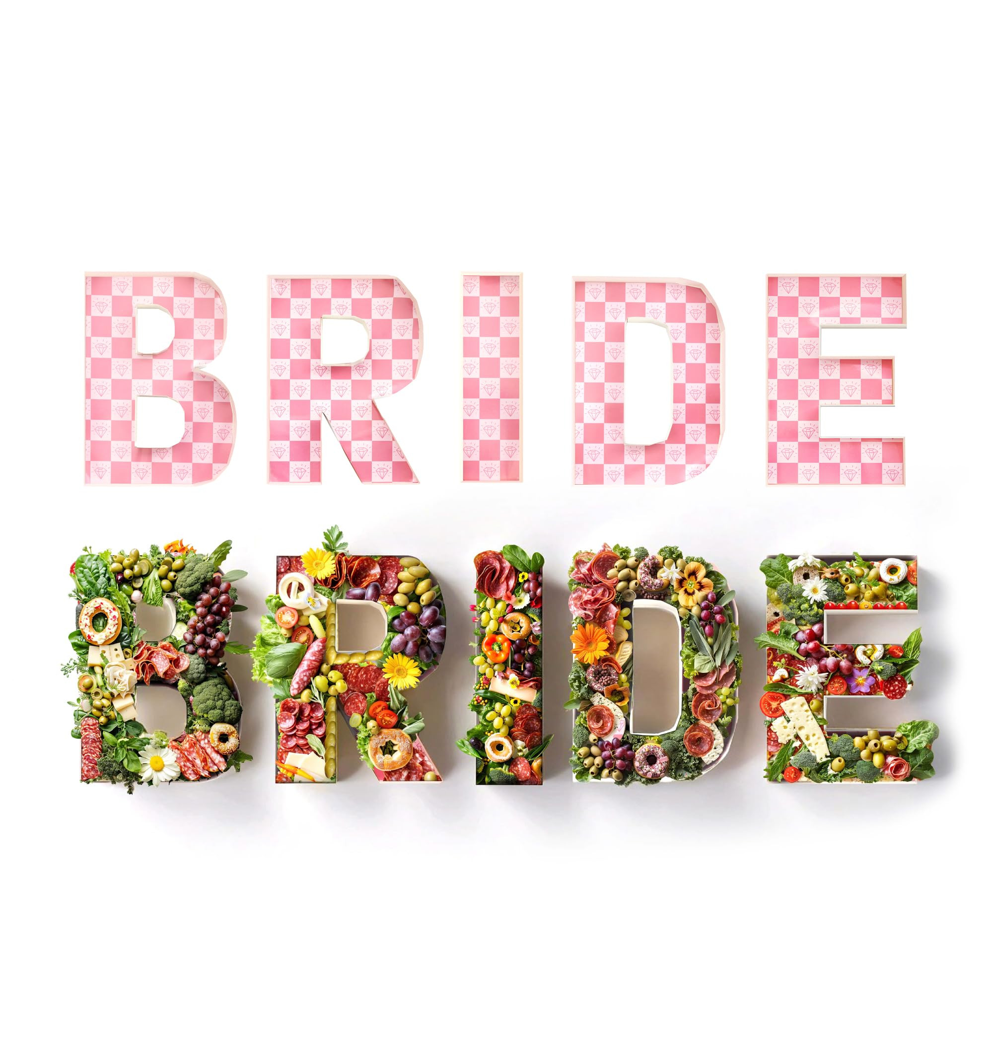 Pop Fizz Designs Charcuterie Board Letters I Baby or Bridal Shower Food Trays I Decorations Cardb... | Amazon (US)