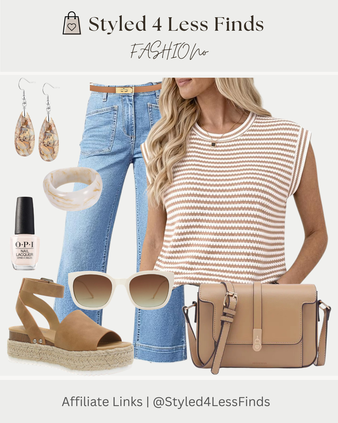 Fresh spring neutrals 🤎✨ Loving this easy striped knit paired with denim and comfy espadrilles — such a cute everyday look!

Style Tip: When wearing neutral tones, mix in different textures (woven, knit, leather) to keep the outfit looking elevated and intentional. 

 #LTKcanada #LTKjeans #LTKover50style