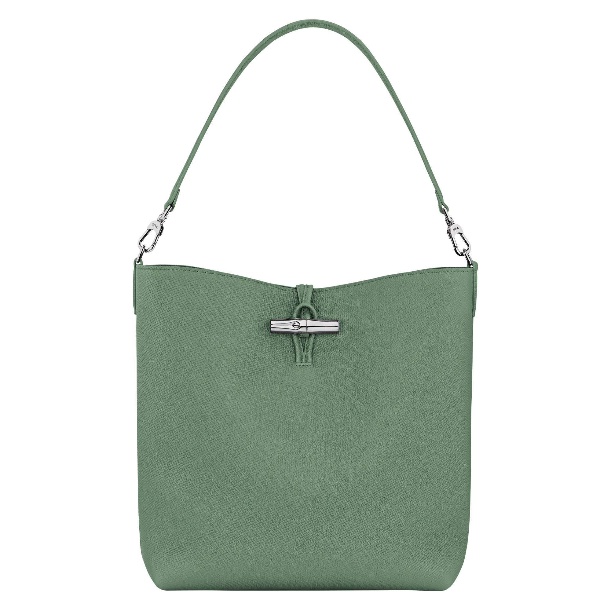 Le Roseau M Hobo bag Oregano - Leather | Longchamp US | Longchamp