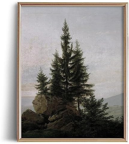 Farmhouse Landscape Forest Pictures Bedroom - Art Deco Wall Art for Kitchen - 11 x 14 Art Prints-... | Amazon (US)