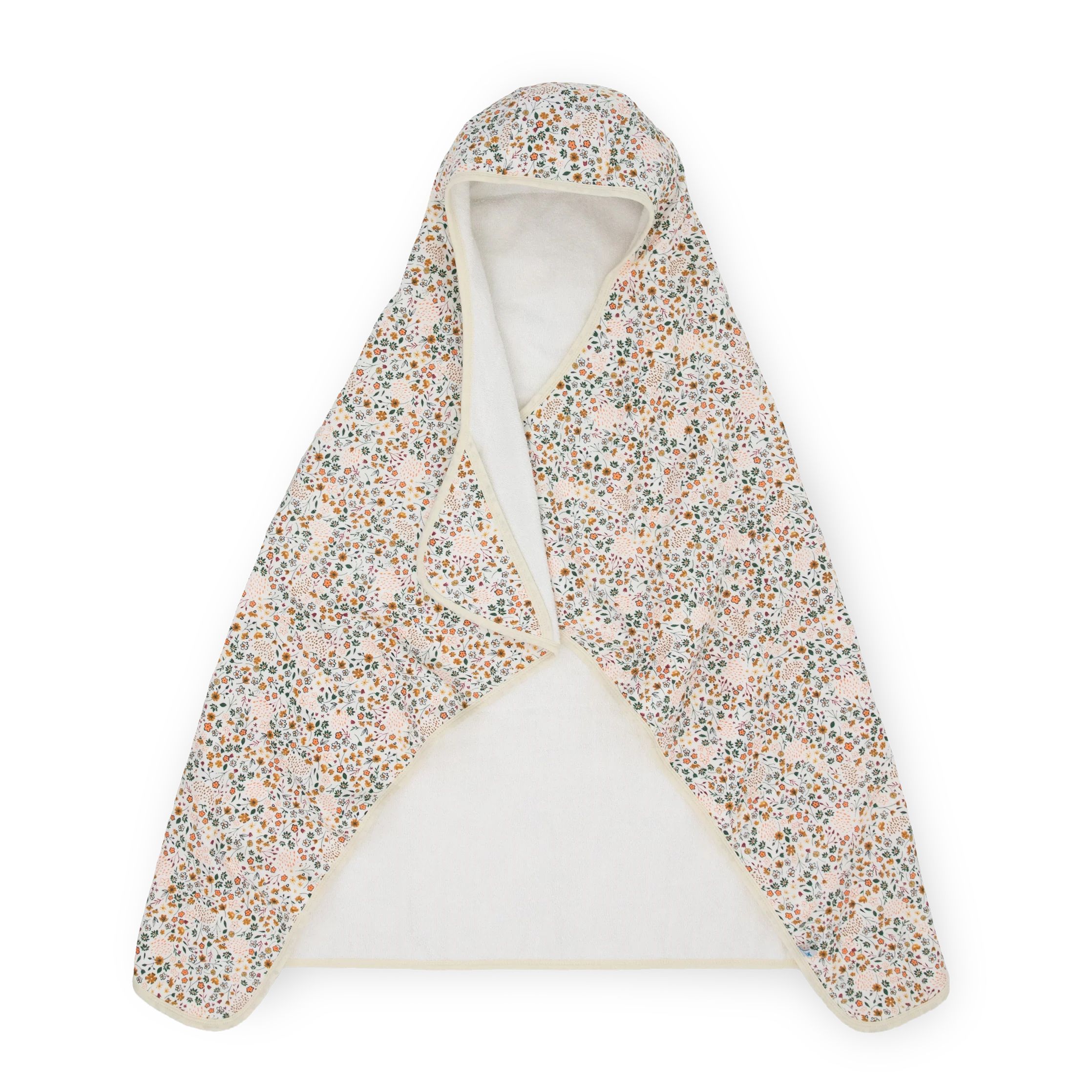 Toddler Hooded Towel - Pressed Petals | Little Unicorn