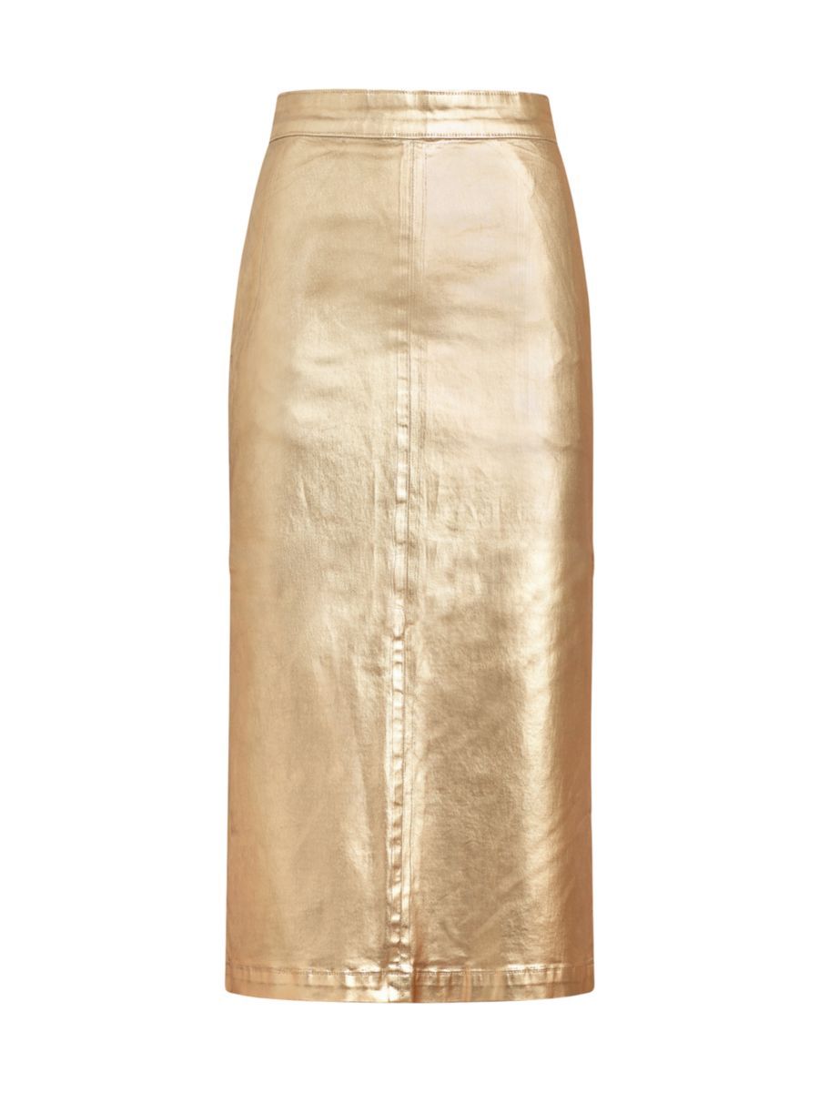 The Doreen Metallic Pencil Skirt | Saks Fifth Avenue