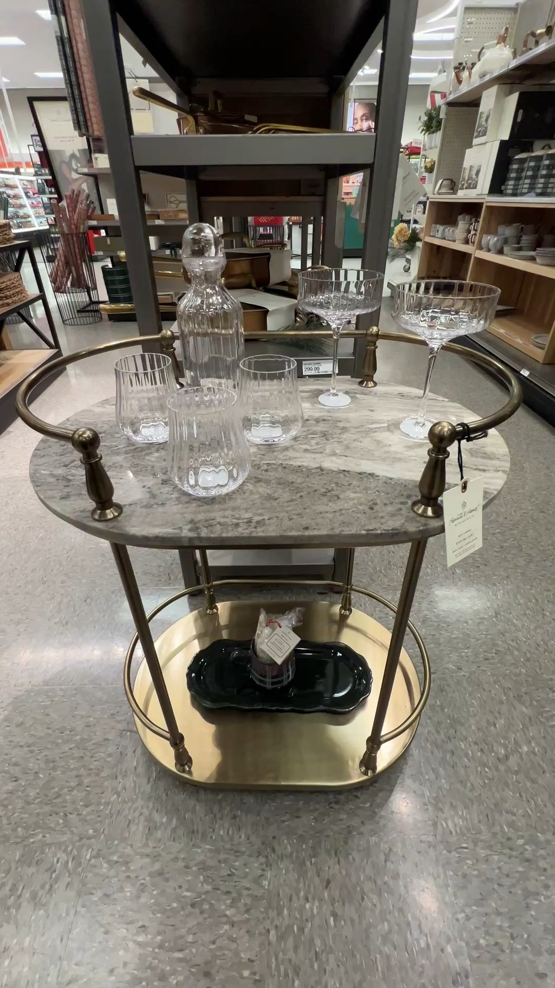 I set up this beautiful bar cart at Target. It’s perfect for the holidays but also for any occasion. #target #targethomedecor #homedecor #holidays 

#LTKSeasonal #LTKHome #LTKHoliday