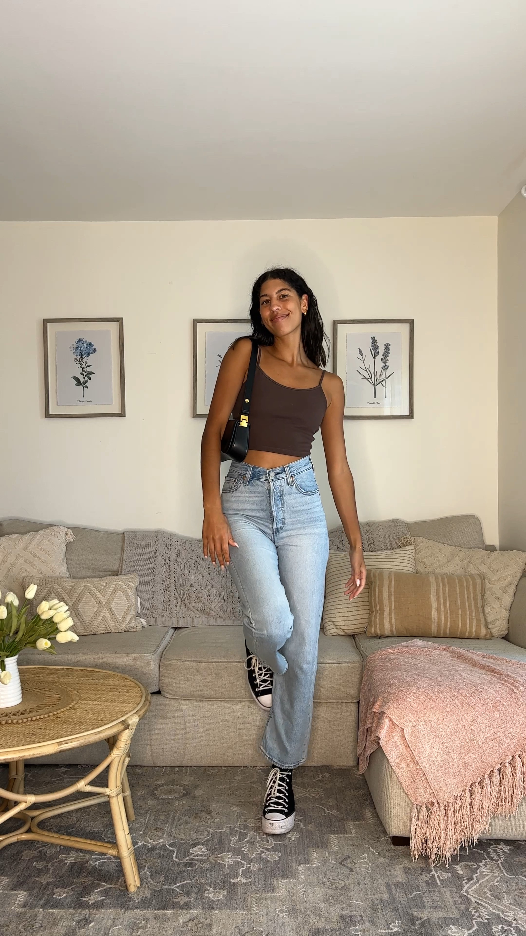 Levi’s jeans, quality denim, straight leg Ribcage jeans, Levi’s denim, light wash denim, straight leg jeans, Levi’s 