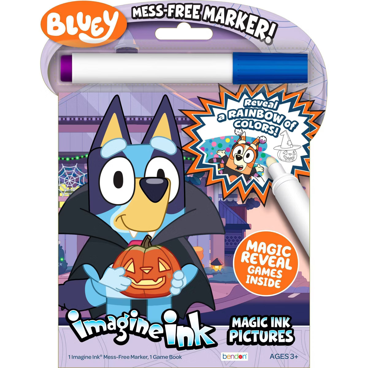 Bendon Bluey Halloween Licensed Imagine Ink Coloring Book | Target