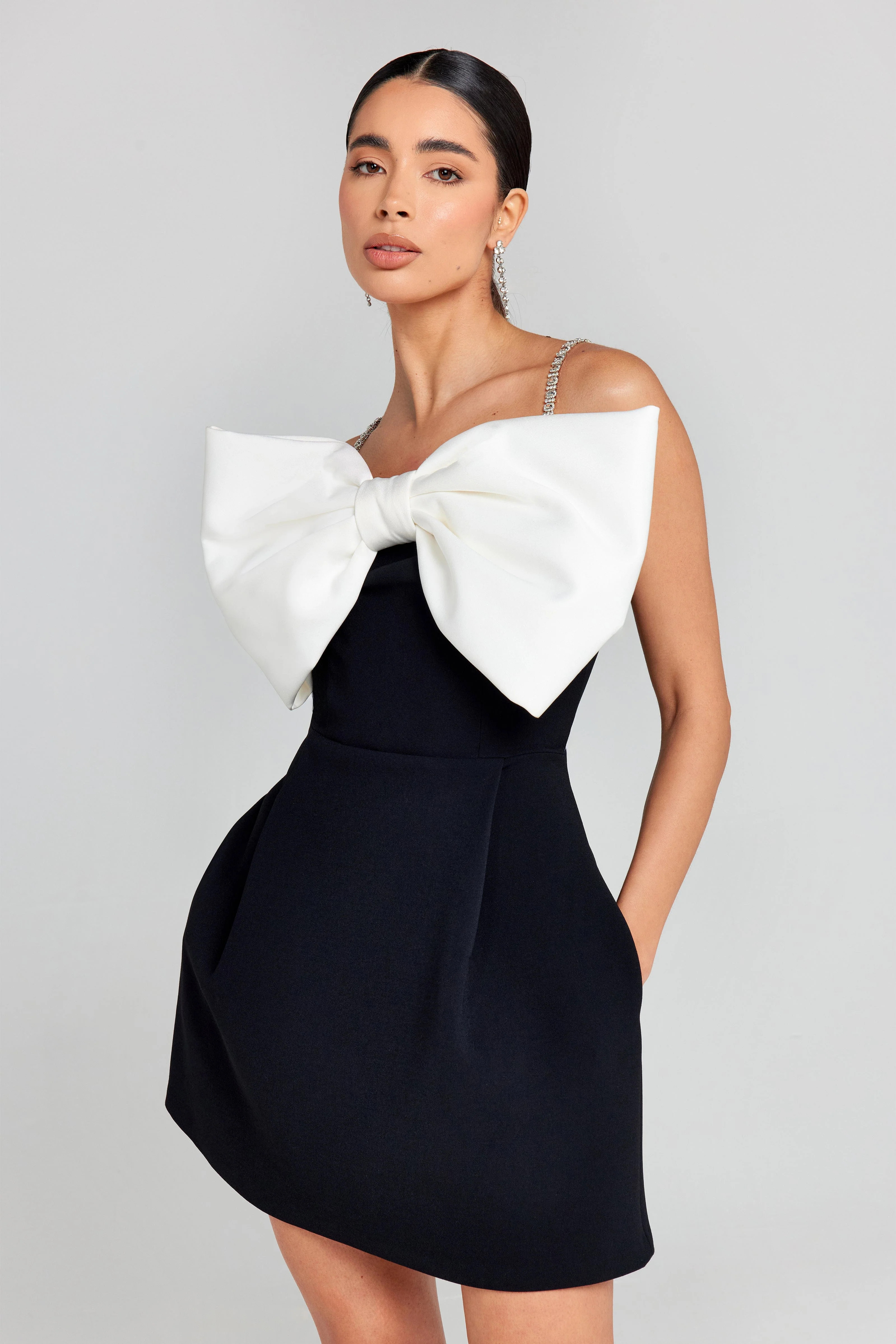 Jenny Bow Dress | Nadine Merabi