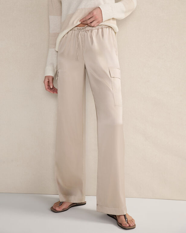 Washable Silk Cargo Pants | Haven Well Within