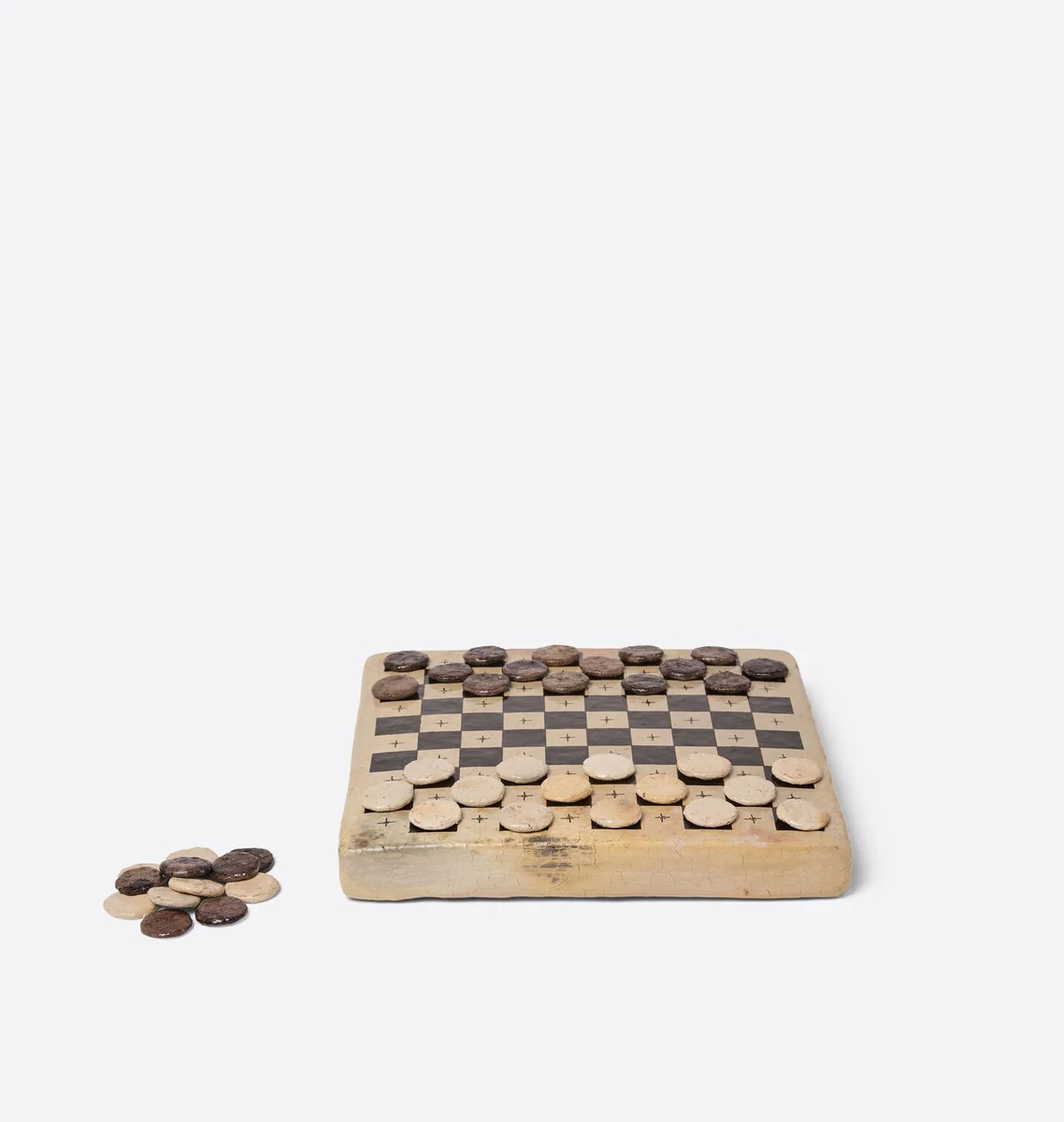 Clay Checkers Set | Amber Interiors
