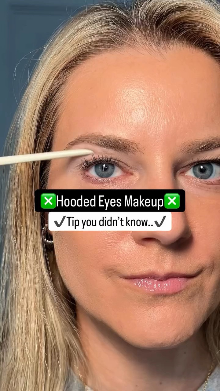 ❎Hooded Eyes Makeup Tip❎ Save & Watch my other makeup tips! 
@natashadenona eyeshadow in rosy @natashadenonabeauty 

#hoodedeyesmakeup #makeuptips #makeuphacks #hoodedeyemakeup #beautytips