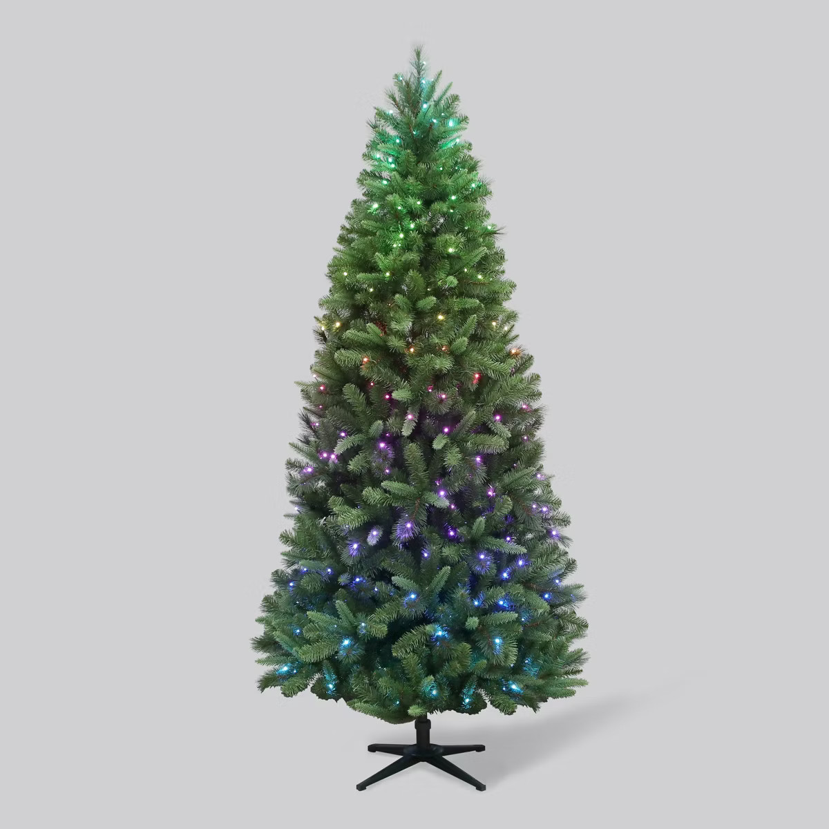 Twinkly 7.5' Pre-lit Balsam Fir Artificial Christmas Tree with Auto-Connect App-Controlled Multic... | Target