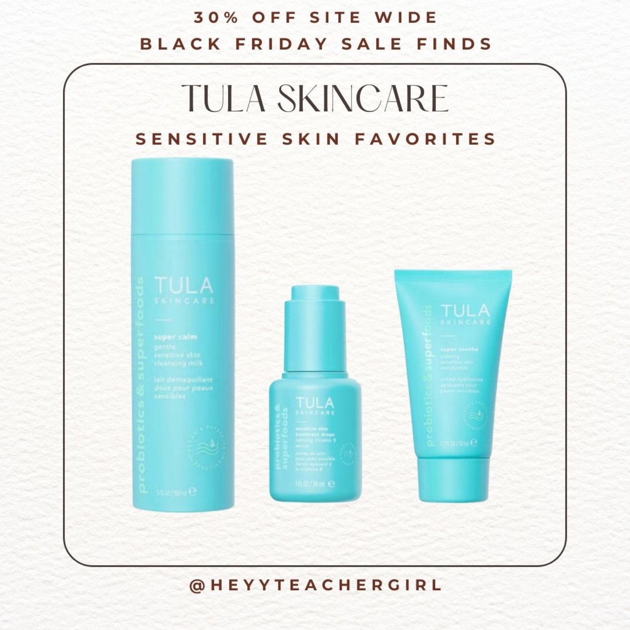 30% off site wide @tula

These are all my favorite tula products when my skin needs a little extra care and sensitivity! 

#LTKHoliday #LTKsalealert #LTKCyberWeek