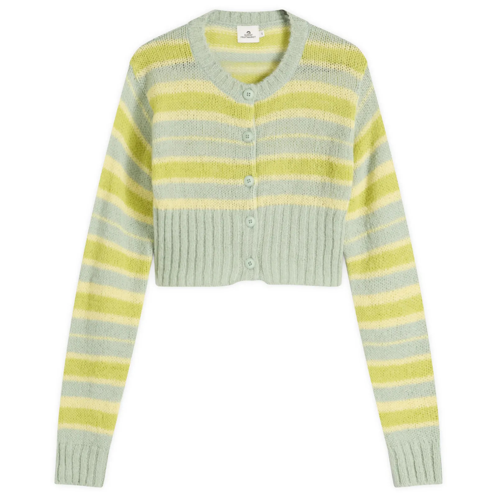 SUNDAYFRUITMARKET Sun Cropped Cardigan | END. Clothing
