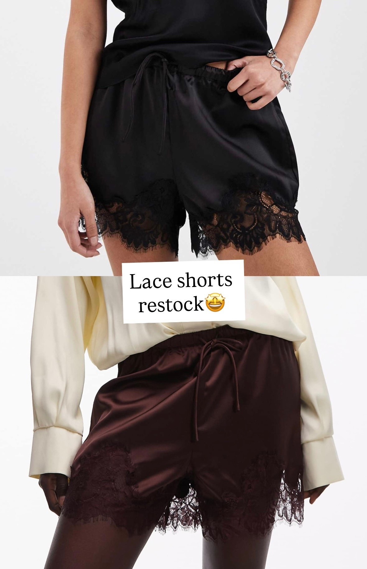 Lace shorts restock🏃🏽‍♀️

#LTKsummer #LTKspring #LTKuk