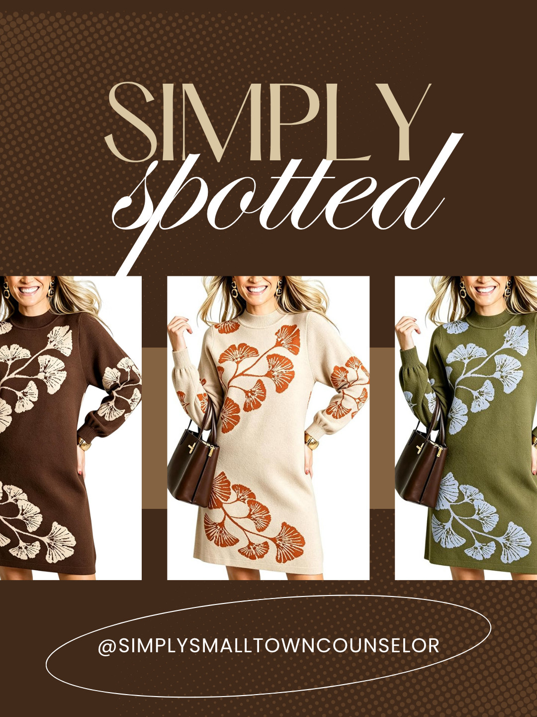 Simply Spotted 👀✨ Something currently catching my eye! This sweater dress is such a cute fall find and would look so good styled with boots! 🍂 

 #LTKWorkwear