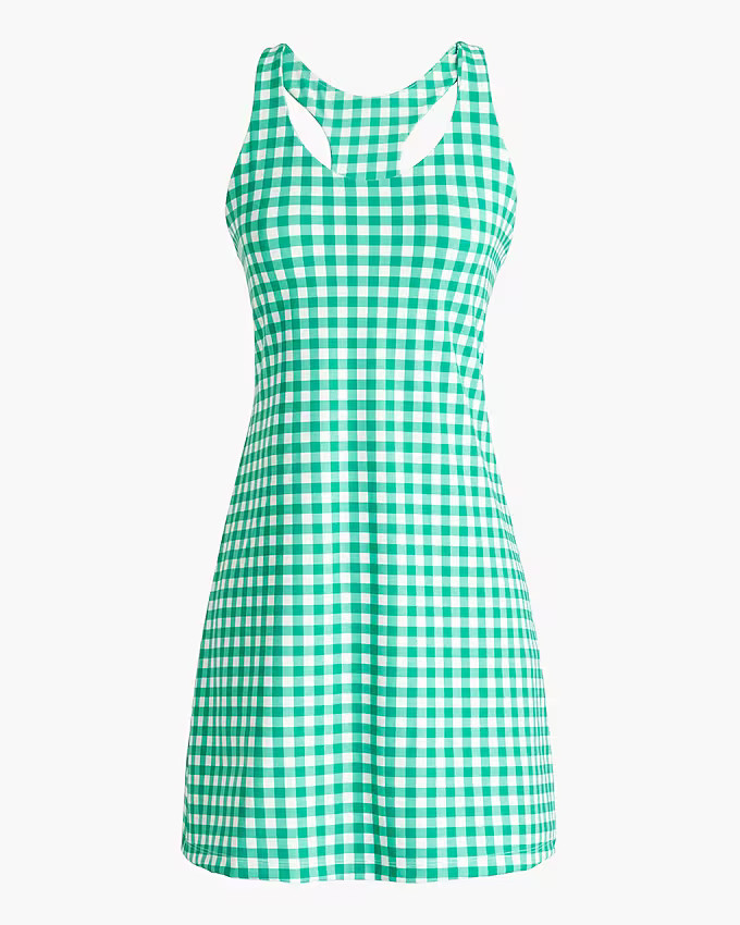 Printed racerback active dress | J.Crew Factory