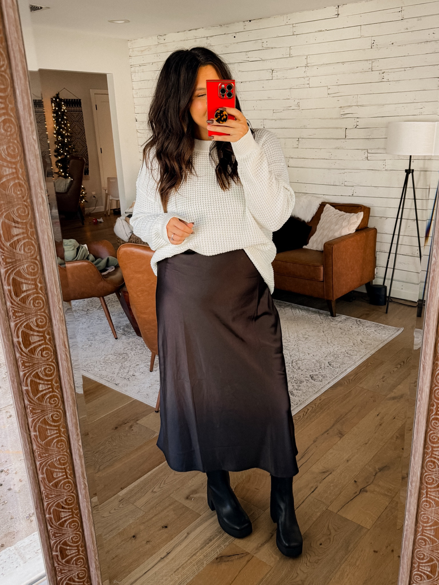 Walmart work, holiday look 
Sweater: XXL
Slip Dress: XL
Boots: TTS


#LTKmidsize #LTKsalealert #LTKHoliday