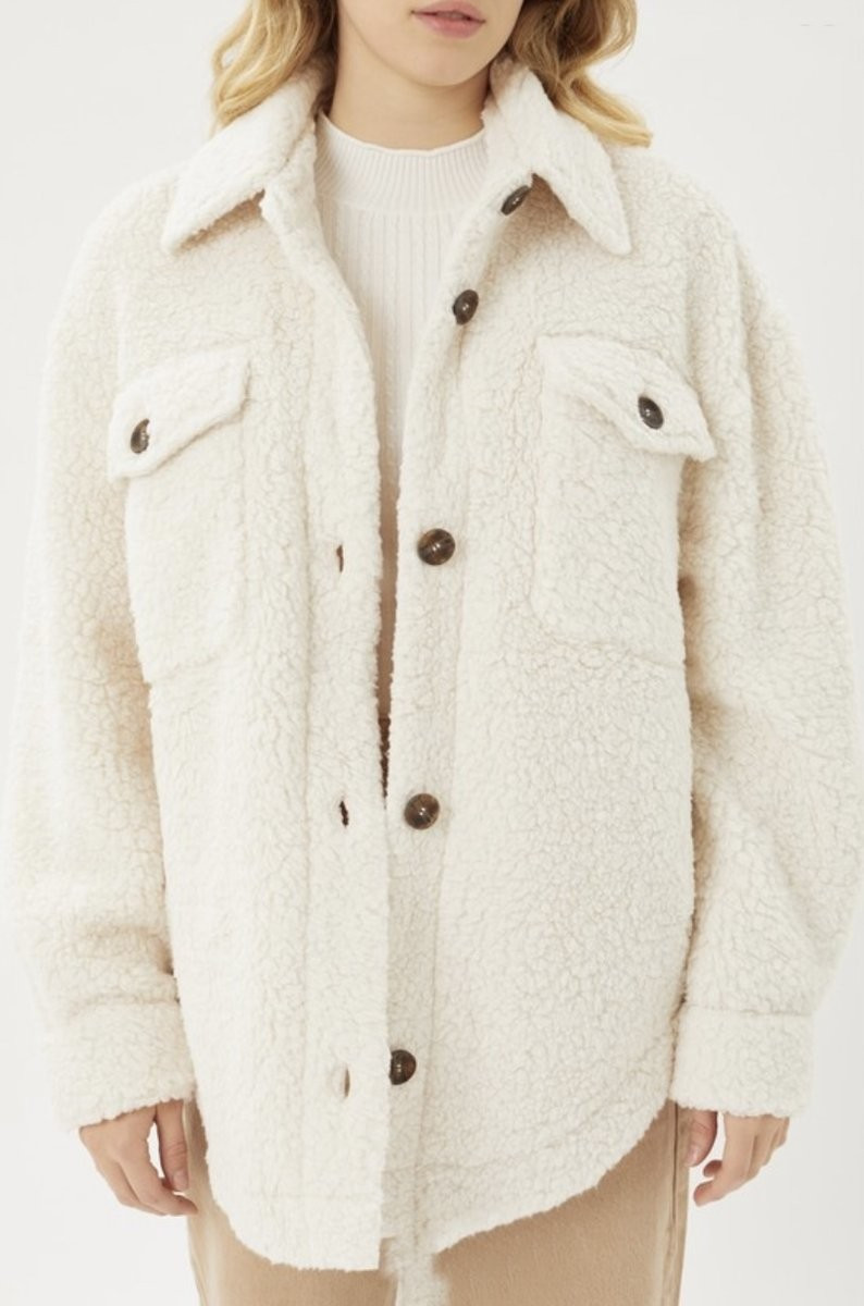 Cozy As A Teddy Bear Shacket | Shop Jen Miracle LLC