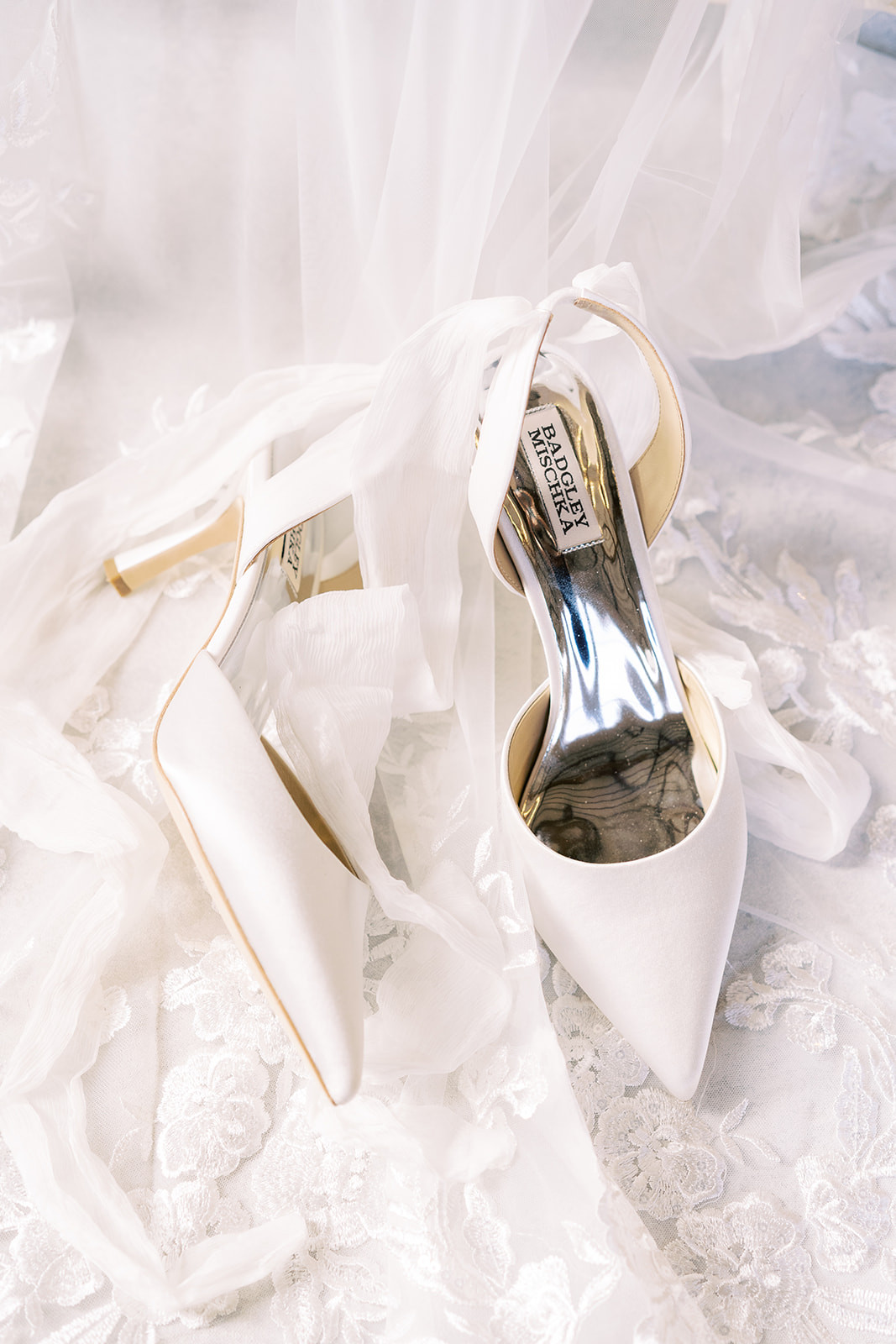 Bridal shoes for the wedding day. These ankle tie ones have been so popular with my brides in 2025 and I think I will be seeing a lot this shoe in 2026. 

 #LTKWedding