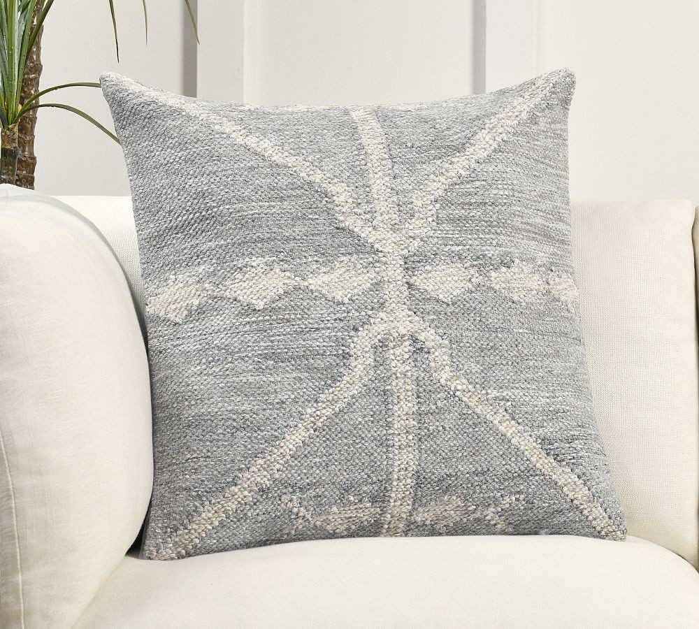 Shana Handwoven Outdoor Pillow | Pottery Barn (US)