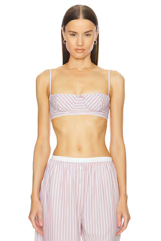 Wide Stripe Poplin Bra
                    
                    Helsa | Revolve Clothing (Global)