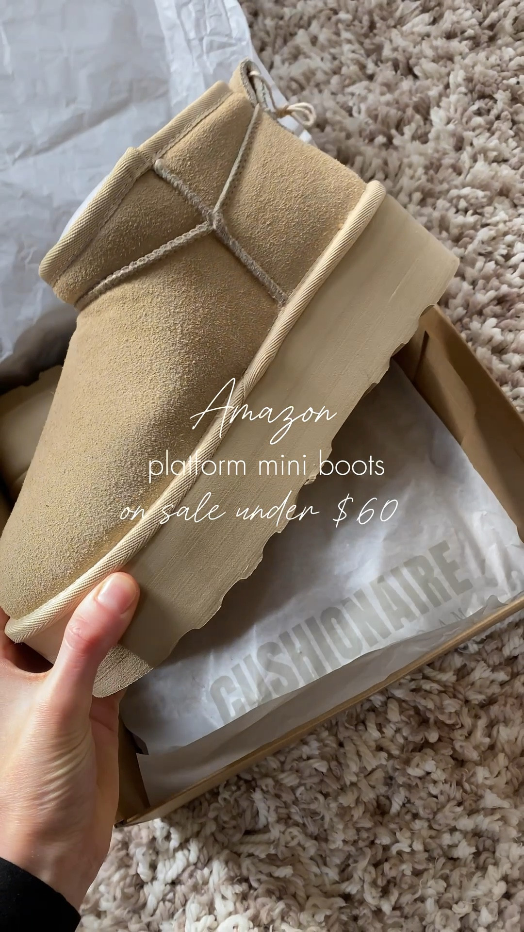 The best platform mini boots 45% off!! 🤎