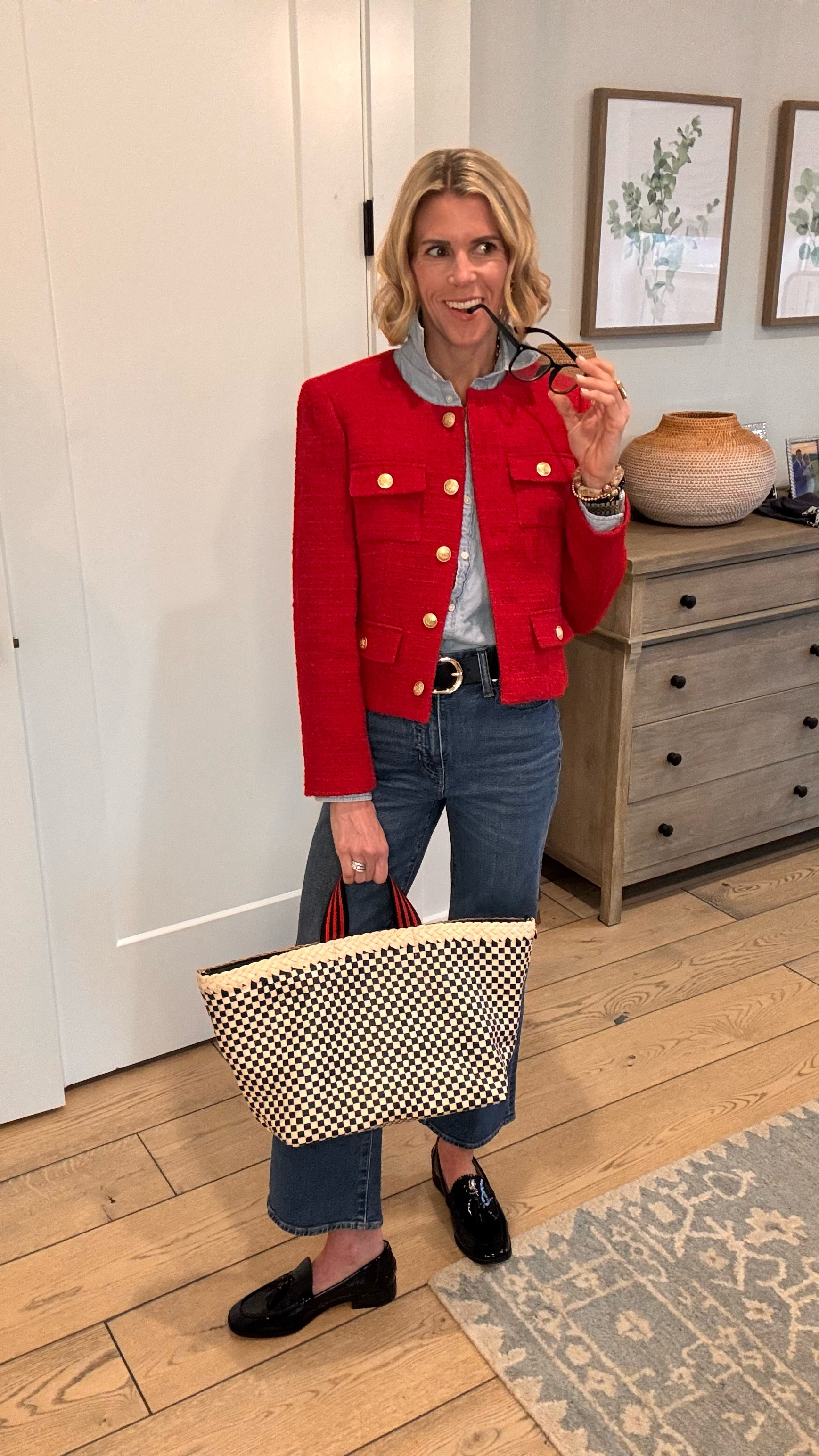 Give me denim on denim but make it polished!! ❤️💙. Head to toe @jcrew. Perfect way to close out the week…effortlessly chic, easy pieces and elevated vibe 🙌🏻

#LTKStyleTip #LTKWorkwear #LTKOver40