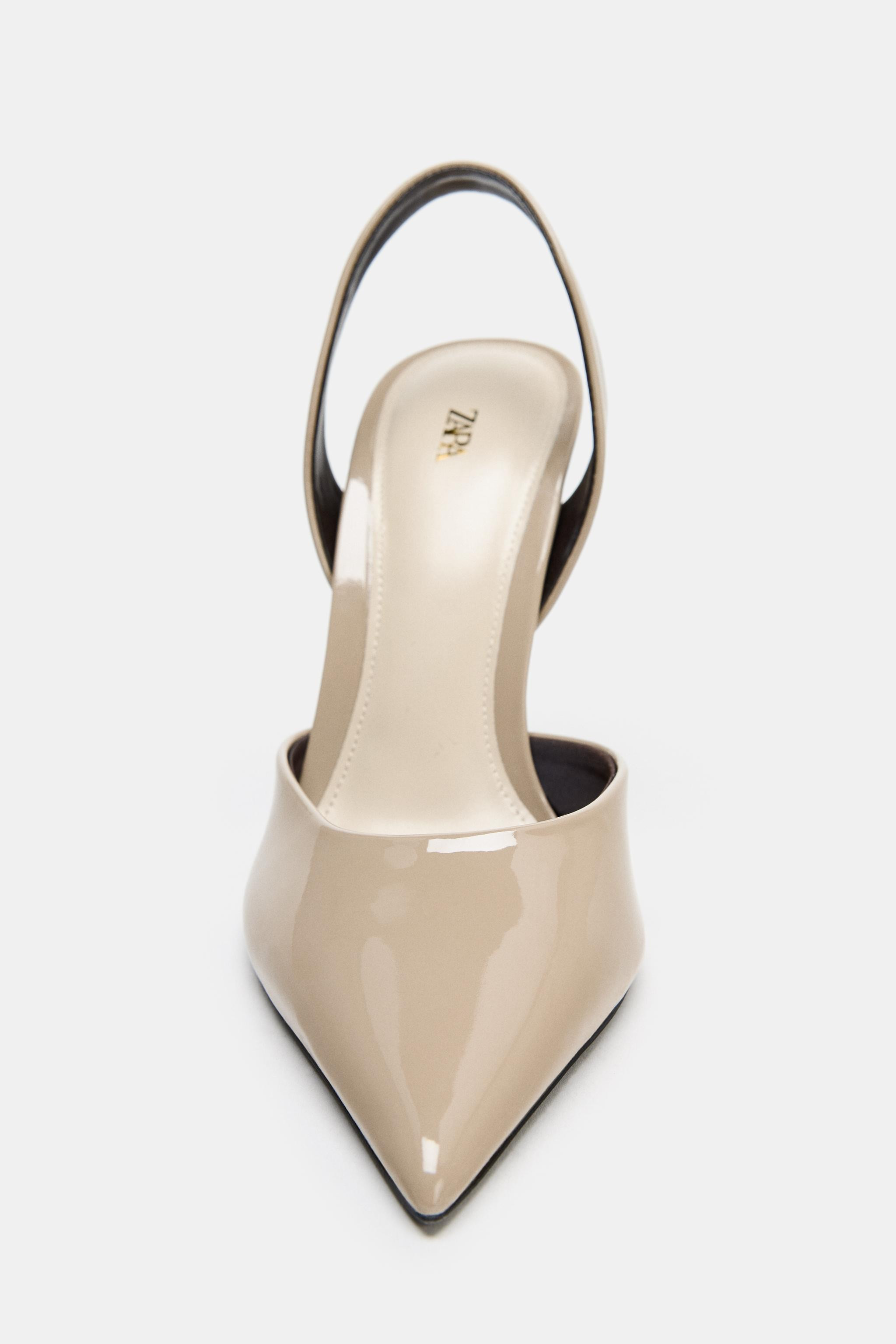 POINTED TOE SLINGBACK HEELS | Zara US