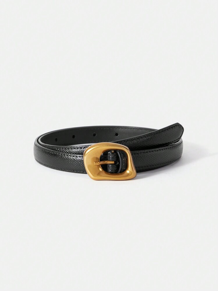 MOTF PREMIUM BUCKLE BELT WITH SHOVEL EDGE ELEGANT,SCHOOL | SHEIN